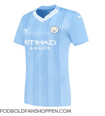 Manchester City Kevin De Bruyne #17 Hjemmebanetrøje Dame 2023-24 Kortærmet